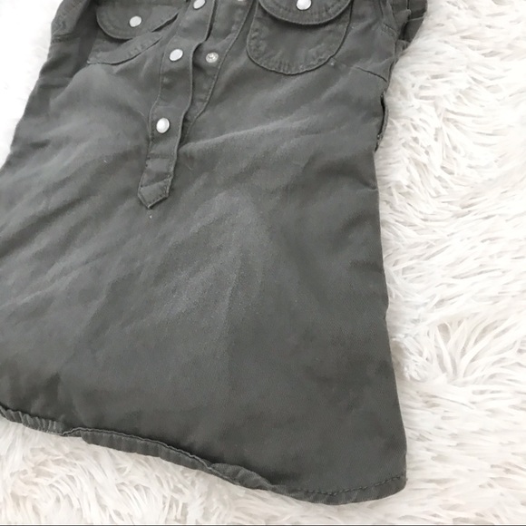 🍂 Carter’s Toddler Girl Army Green Dress 🍂 - Picture 2 of 7